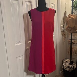 Betsey Johnson Red and Pink Mini Dress